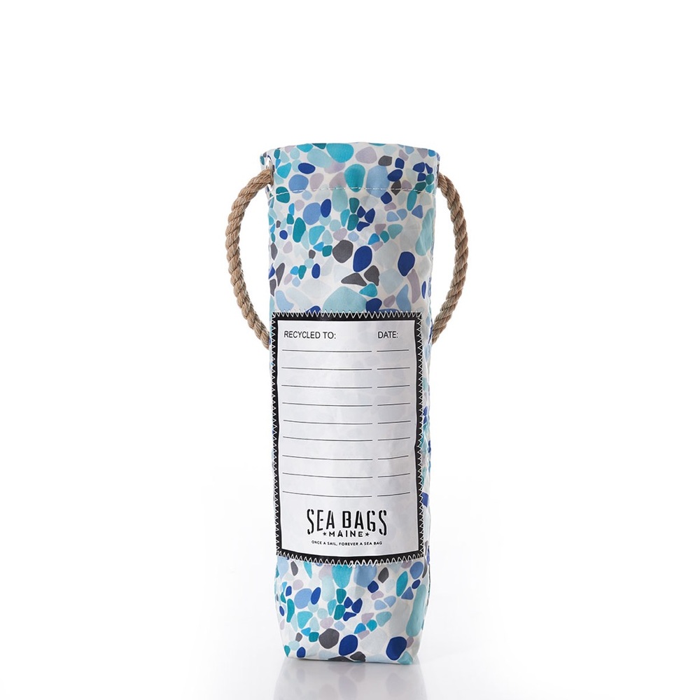 Sea Bags sea glass wine bag